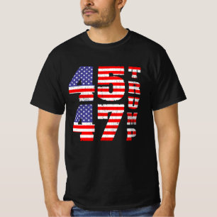 Trump 2024 45 47 anti-biden-trump t shirt
