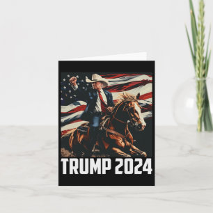 Trump 2024 4:e juli Patriotic America Independe Kort