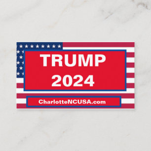 TRUMP 2024-AFFÄRSKORT VISITKORT