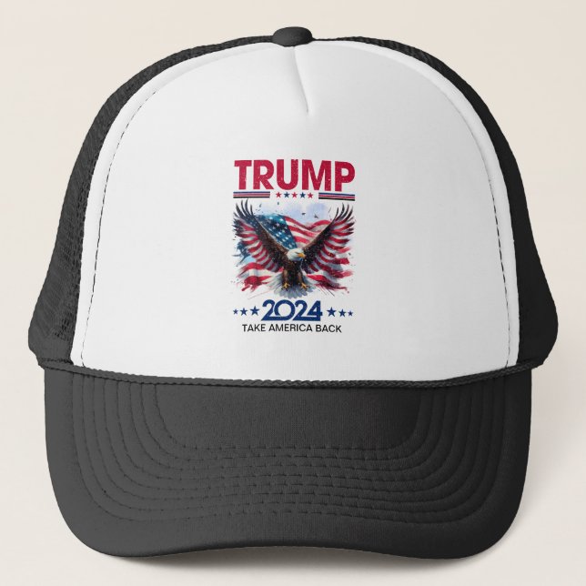 Trump 2024 American Eagle Keps (Framsida)