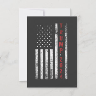 Trump 2024 American Flagga Distress Vintage Gift