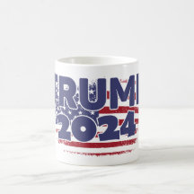 Trump 2024 - Amerikansk Flagga