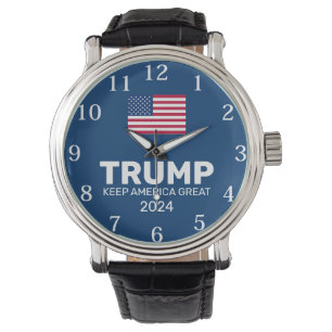 Trump 2024 Behålla America Underbar Armbandsur