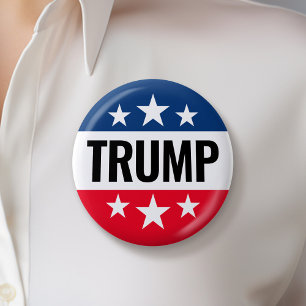 Trump 2024 Behålla America Underbar - blue red Knapp