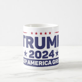 Trump 2024 - Behålla America Underbar Kaffemugg