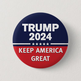 Trump 2024 Behålla America Underbar Knapp