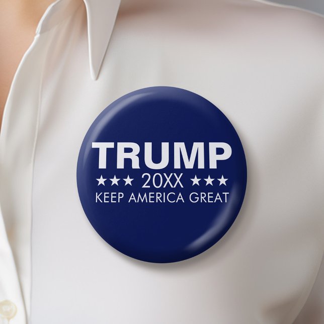 Trump 2024 Behålla America Underbar Knapp (Trump 2024 Button)