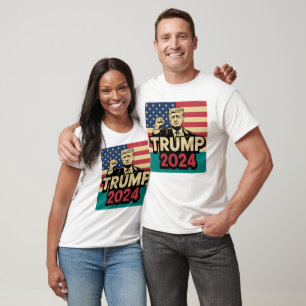 Trump 2024 Behålla America Underbar T-Shirt Kampan