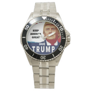 Trump 2024-Behållan i valet Amerika Underbar Armbandsur