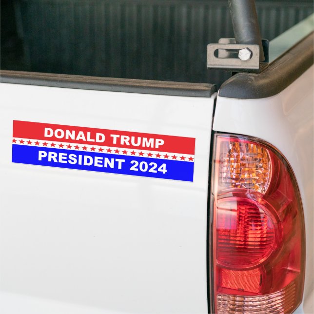 Trump 2024 bildekal (På lastbil)