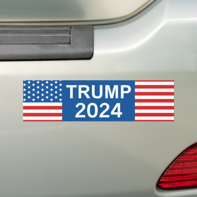 Trump 2024 bildekal (På Bil)