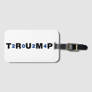 Trump 2024 Blue Bagagebricka