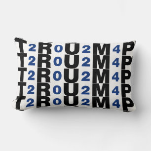 Trump 2024 Blue Lumbarkudde