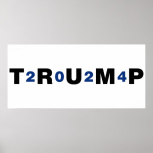 Trump 2024 Blue Poster