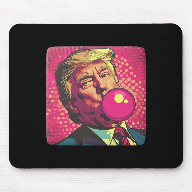Trump 2024 Bubble Gum Pop Musmatta (Framsidan)
