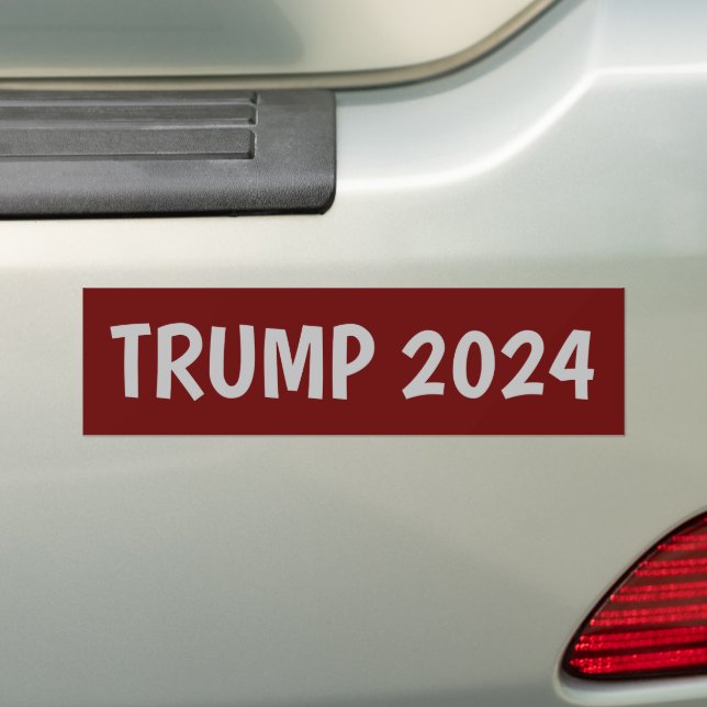 TRUMP 2024 BUMPER STICKERS BILDEKAL (På Bil)