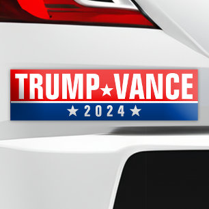 TRUMP 2024 BUMPER STICKERS BILDEKAL