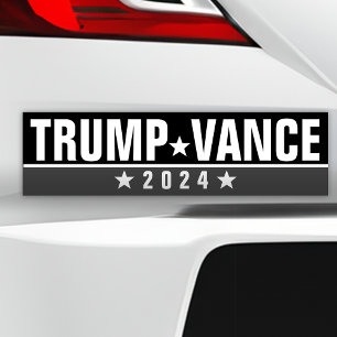TRUMP 2024 BUMPER STICKERS BILDEKAL