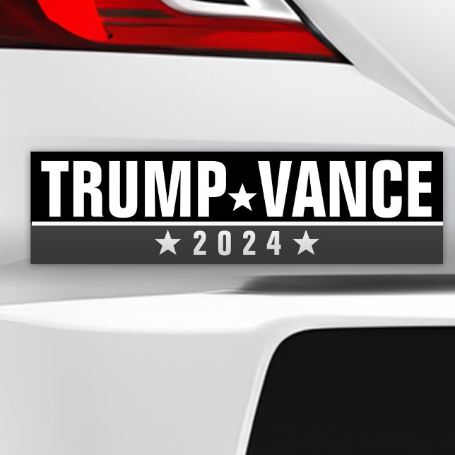 TRUMP 2024 BUMPER STICKERS BILDEKAL (Trump Vance 2024 Bumper Sticker)