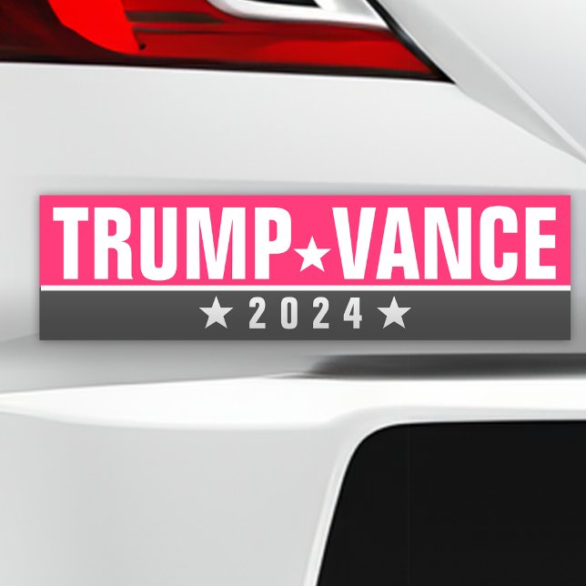 TRUMP 2024 BUMPER STICKERS BILDEKAL (Trump Vance 2024 Bumper Sticker)