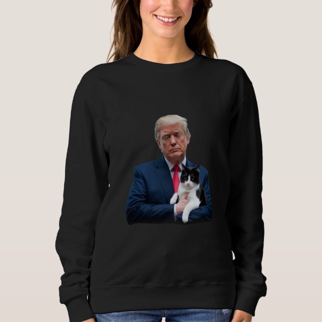 Trump 2024 Cat MAGA Funny Trump Cat T Shirt (Framsida)