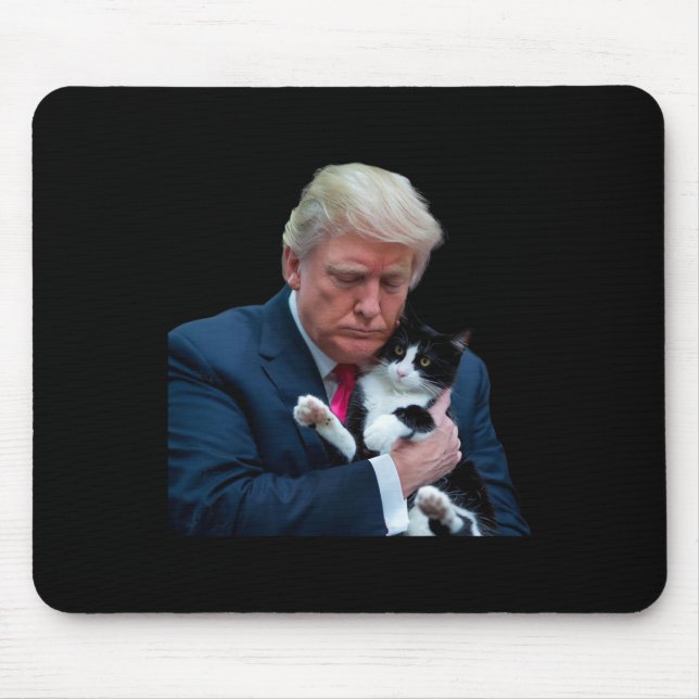 Trump 2024 Cat Mega Funny Trump Cat Musmatta (Framsidan)