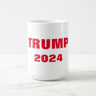Trump 2024 Colorful Red White Gift Party Favor Kaffemugg