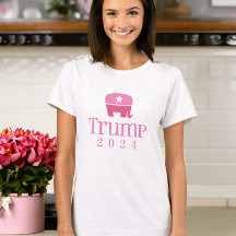 Trump 2024 Cute Rosa Elephant