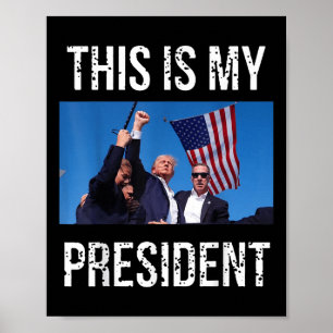 Trump 2024 Det här är min talman Poster