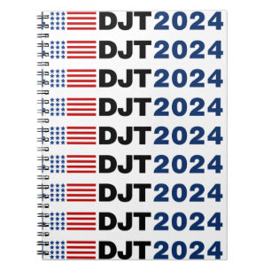 Trump 2024 DJT Anteckningsbok