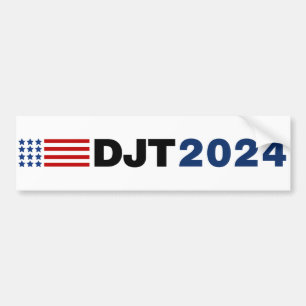 Trump 2024 DJT Bildekal