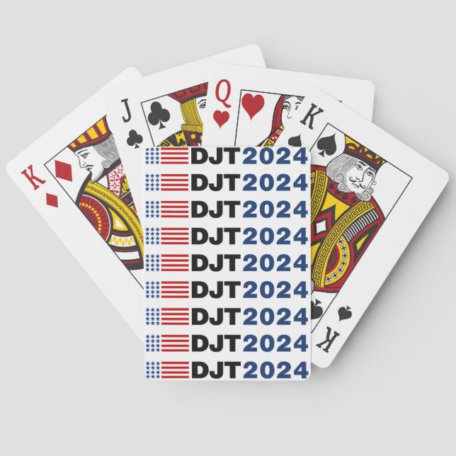 Trump 2024 DJT Casinokort (Baksidan)