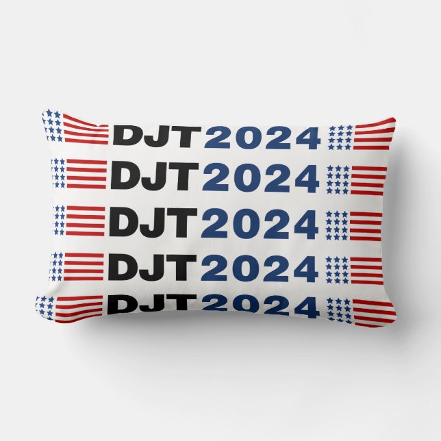 Trump 2024 DJT Lumbarkudde (Framsida)