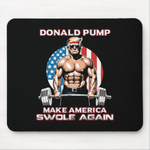 Trump 2024 Donald Pump Gör Amerika Swole igen Musmatta