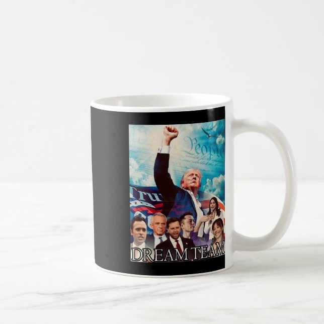 Trump 2024 Dream Team Kaffemugg (Höger)