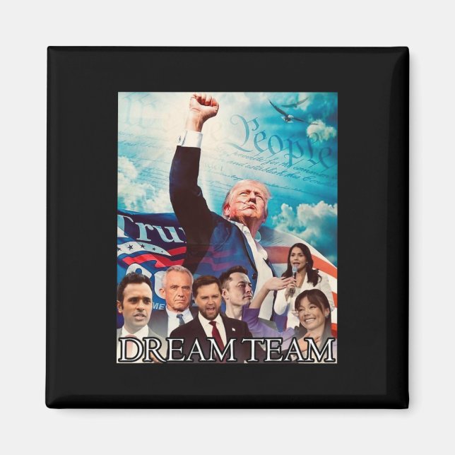 Trump 2024 Dream Team Magnet (Framsidan)