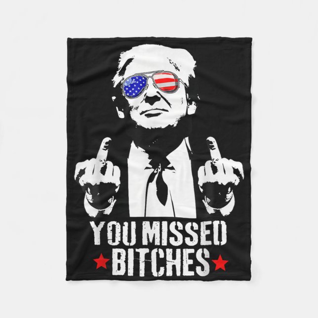 Trump 2024 _ Du missade det Fleecefilt (Framsidan)