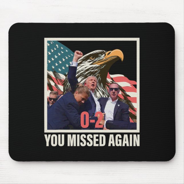 Trump 2024 Du missade igen 0-2 Musmatta (Framsidan)