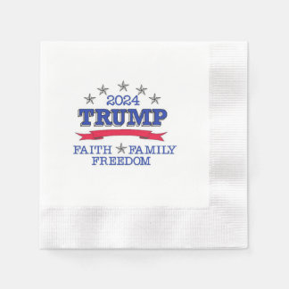 Trump 2024 Faith Family Freedom Pappersservett
