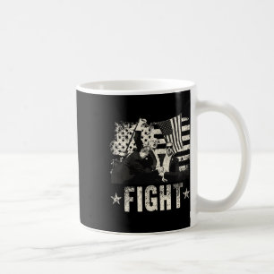 Trump 2024 Fight Fight Donald Trump Fist Pum Kaffemugg