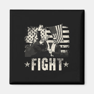 Trump 2024 Fight Fight Donald Trump Fist Pum Magnet