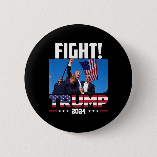 Trump 2024 Fight Fist Rally Trump Rally 2024 Ameri Knapp (Framsida)