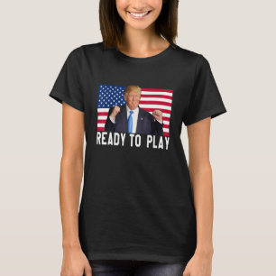 Trump 2024 Flagga 45 47 Valets Spara Amerika igen T Shirt