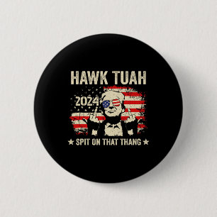 Trump 2024 Flagga Funny Hawk Tush Mitten Finger 24 Knapp