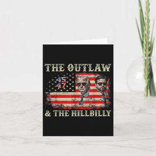 Trump 2024 Flagga Outlaw Hillbilly J.d.vance 2024 Kort
