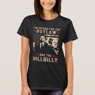 Trump 2024 Flagga Outlaw Hillbilly J.d.vance 2024  T Shirt