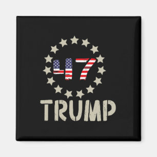 Trump 2024 Flagga (på Byck) Ta America Ck Trump Fl Magnet