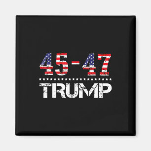 Trump 2024 Flagga (på Byck) Ta America Ck Trump Fl Magnet