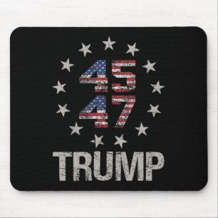 Trump 2024 Flagga (på Byck) Ta America Ck Trump Fl Musmatta