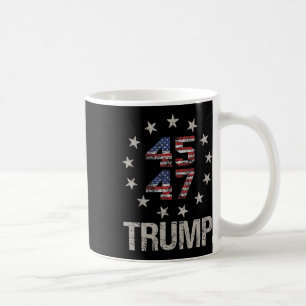 Trump 2024 Flagga (på Byck) Ta Amerika Ck Trump Fl Kaffemugg